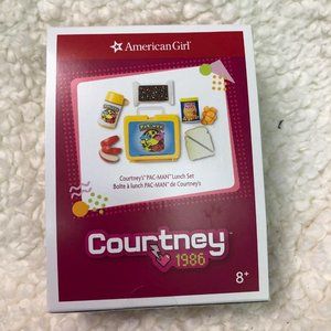 AMERICAN GIRL DOLL-COURTNEYS PAC-MAN  LUNCH BOX, still sealed!